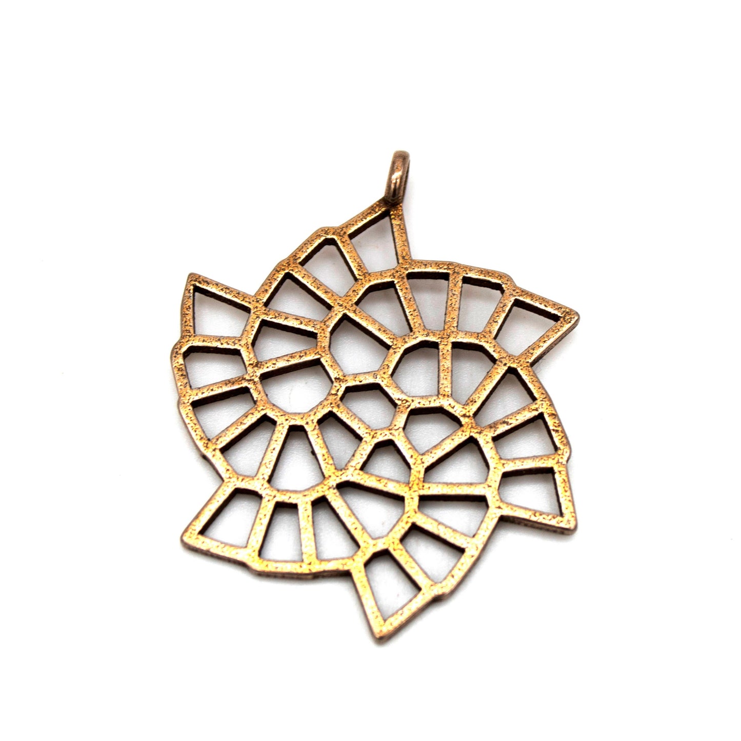 Fibonacci Snowflake Necklace (Steel)
