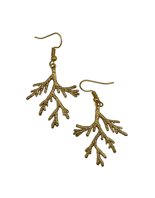 Gold Leaf Earrings