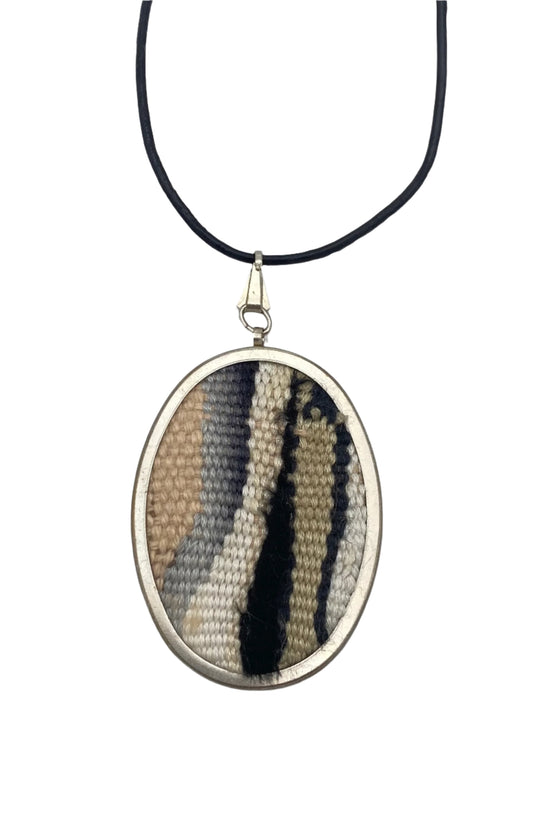 Handwoven Tapestry Pendant