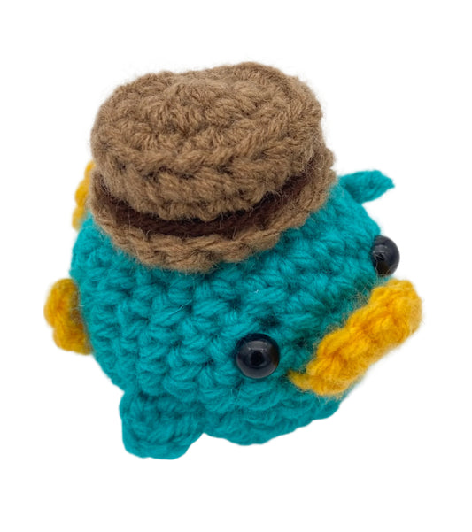 Perry the Platypus Yarn Plush