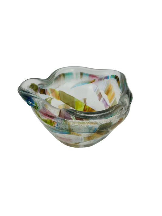 Multi-Colored Drop Bowl