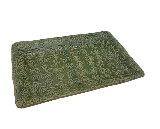 Spearmint Daisy Tray