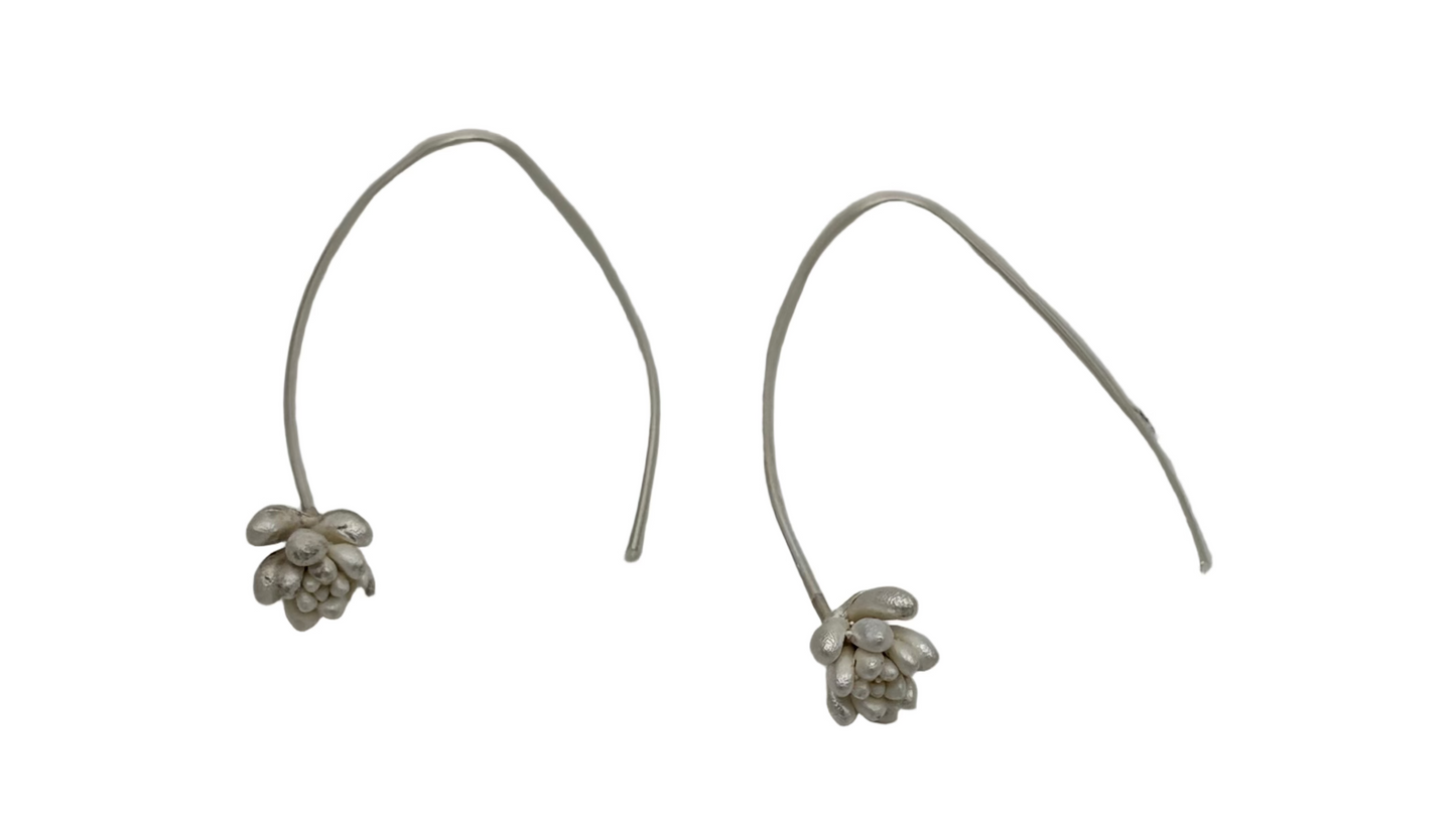Succulent Sterling Earrings