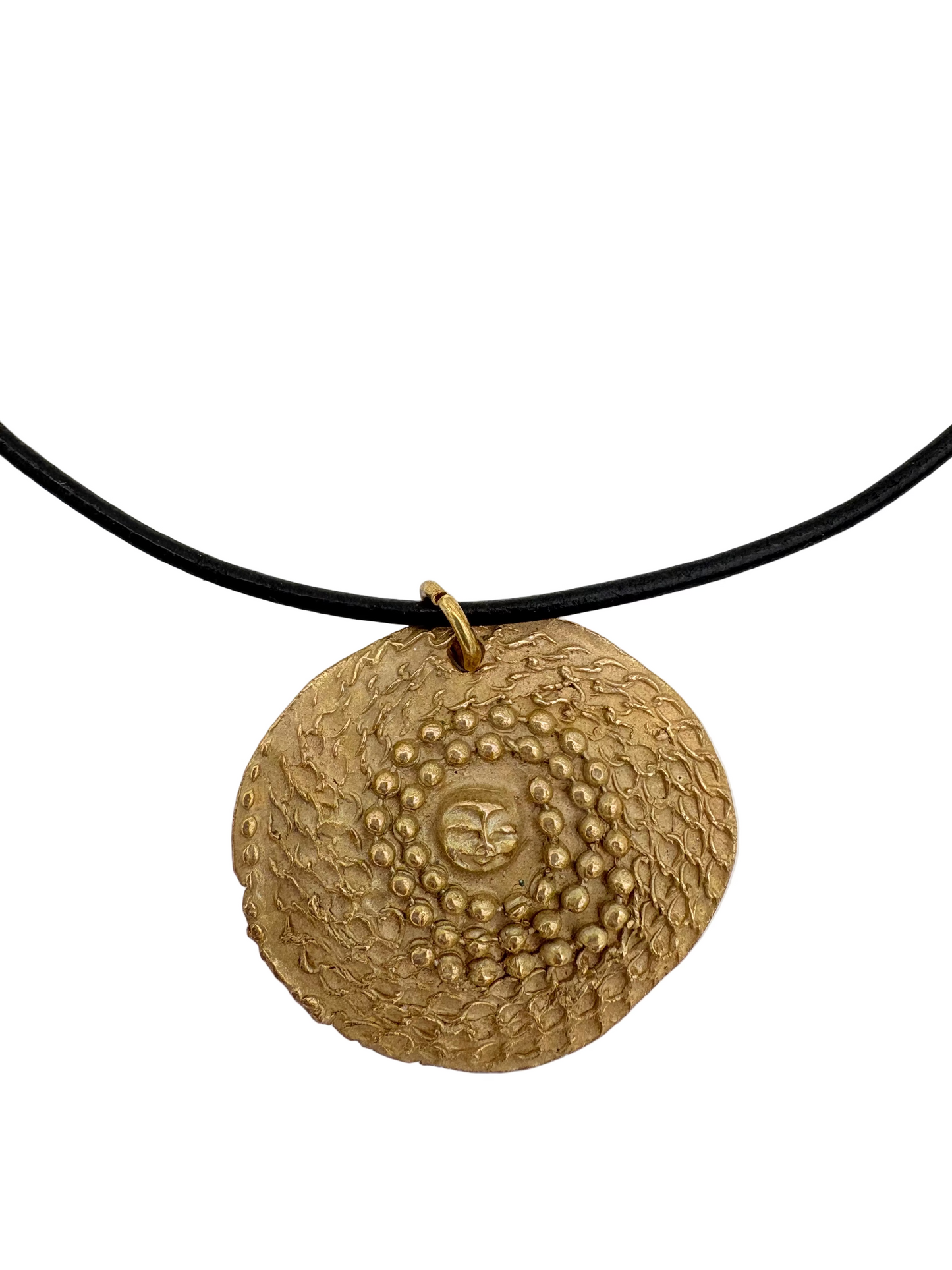 Face and Chain Necklace