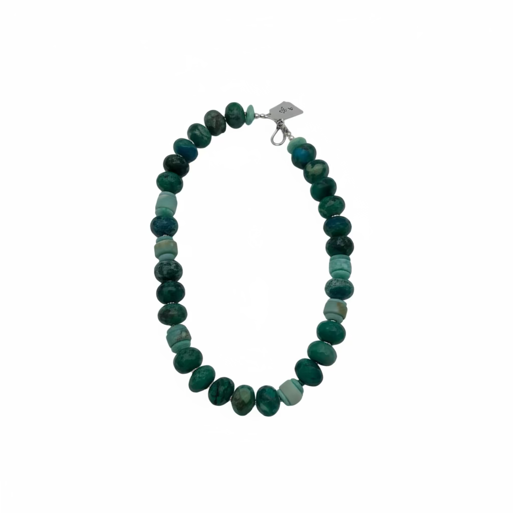 Fluorite and Sterling Silver