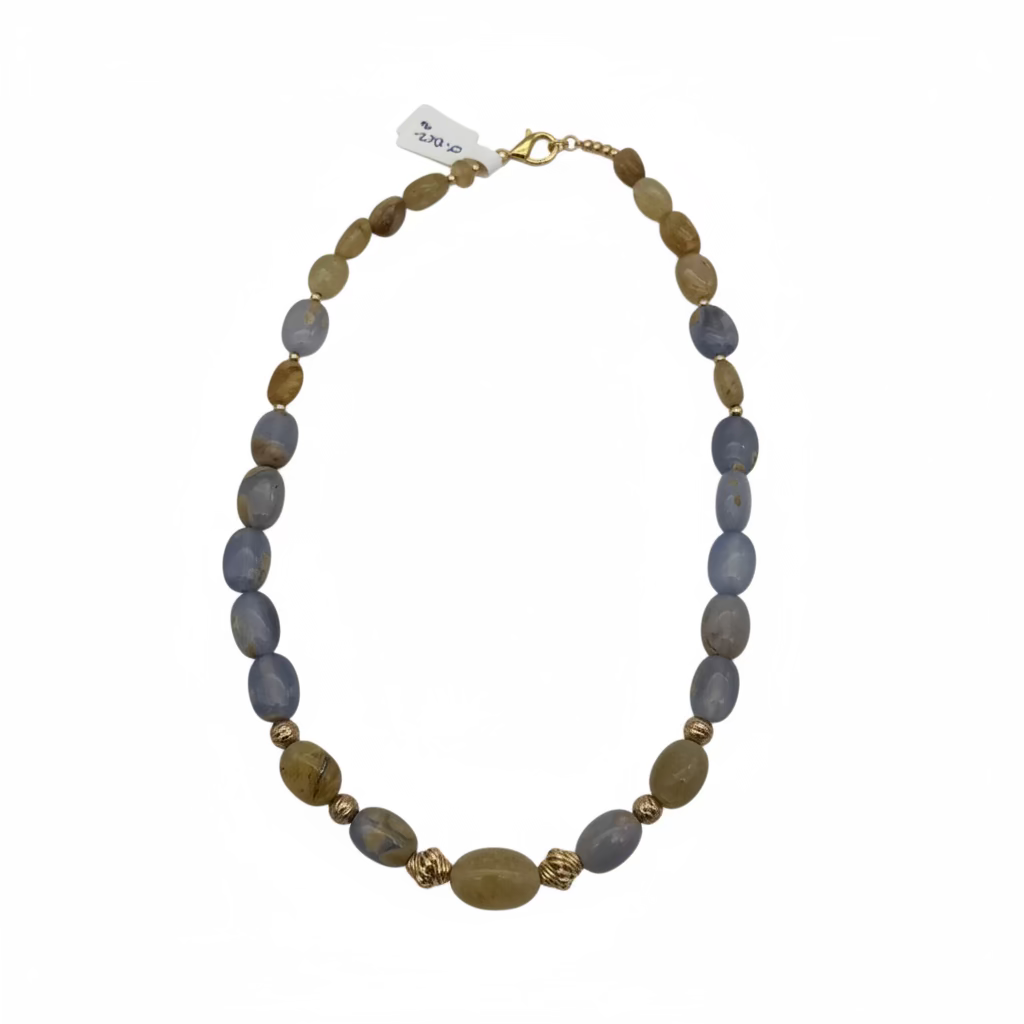 Yellow Aquamarine Necklace
