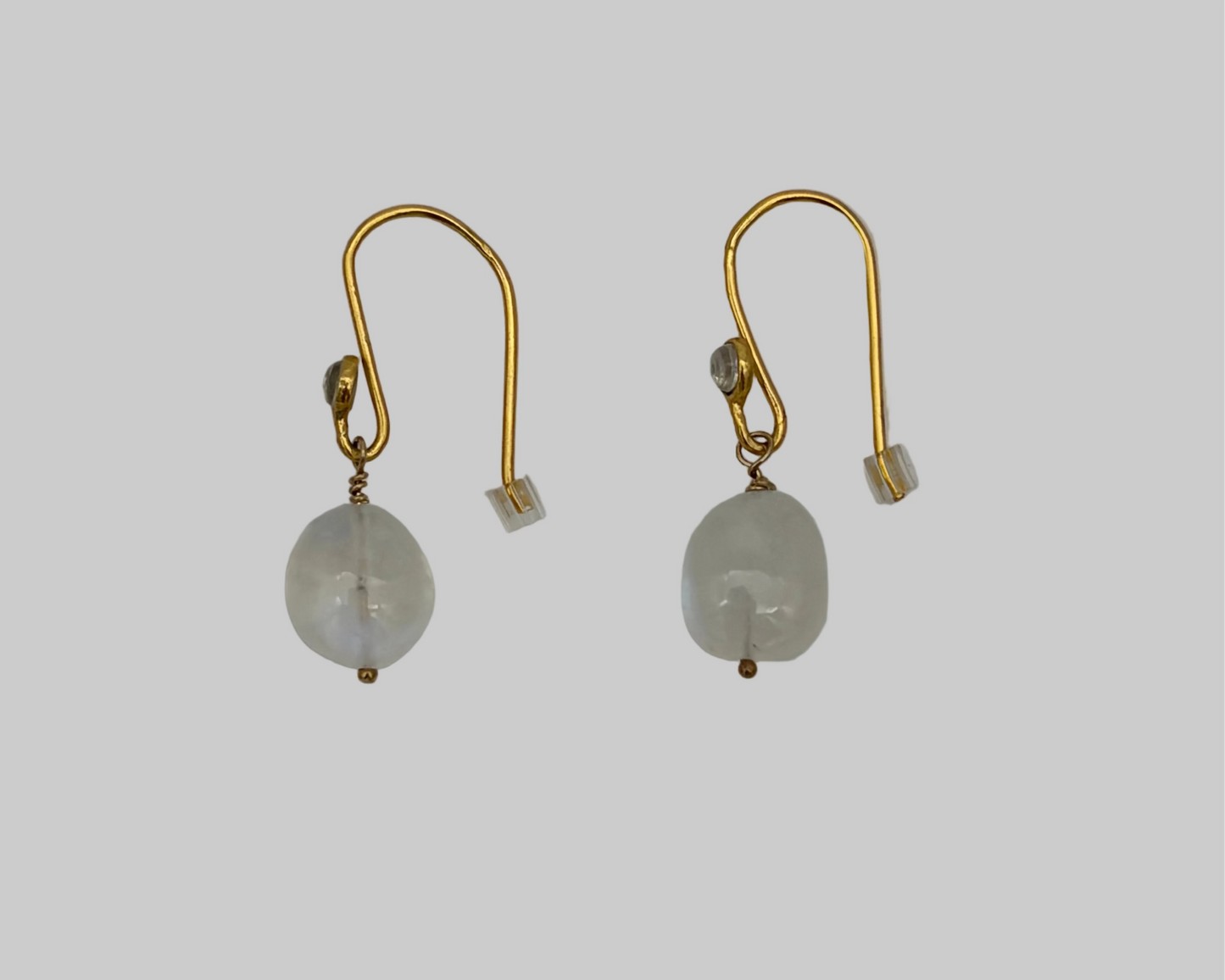 Rainbow Moonstone Earrings