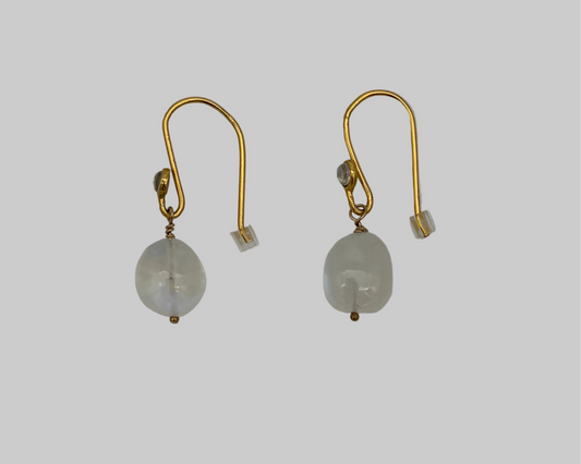 Rainbow Moonstone Earrings