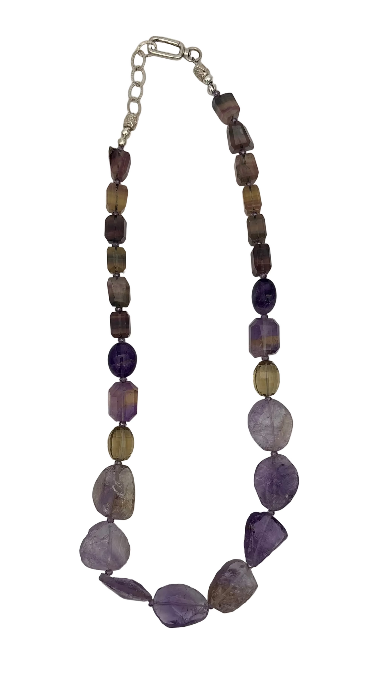 Fluorite Citrine Necklace