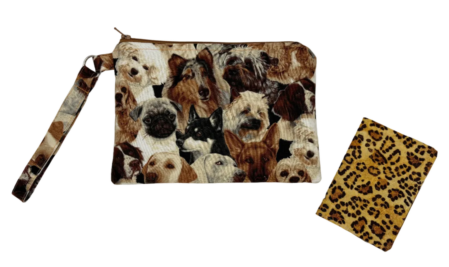 Dog Wristlet w/ notebook