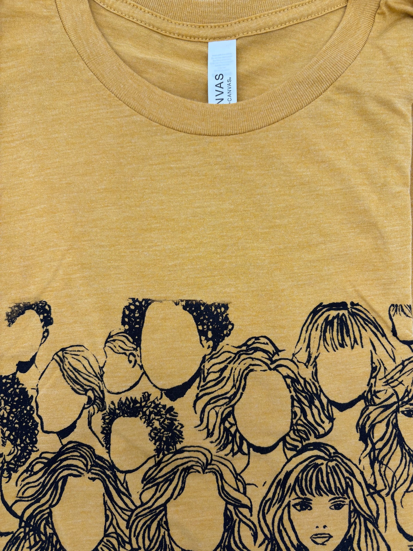 Short Sleeve Crew Neck - Mustard Yellow