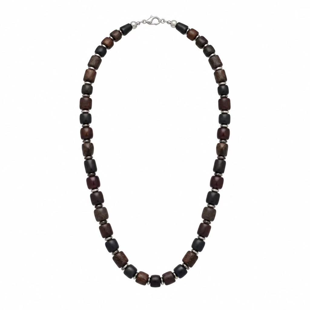 Amethyst and Pyrite Sterling Silver Necklace