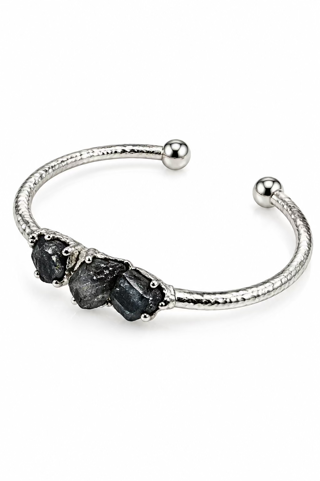 Moonstone Silver Bangle