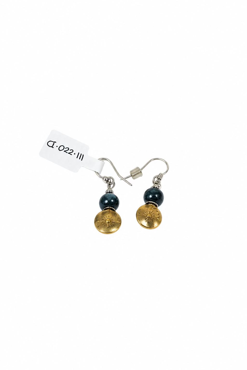 Citrine, Labradorite and Sterling Silver Earrings