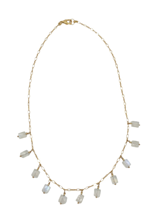 Moonstone Gold Fill Necklace