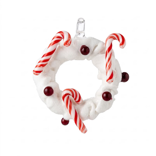 White Wreath Ornament