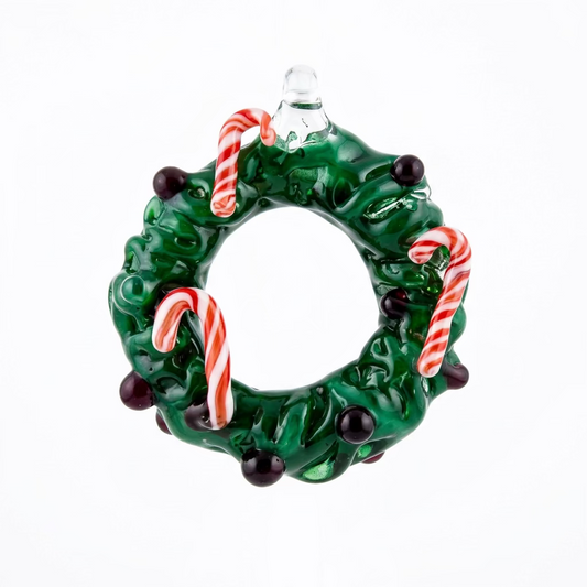 Green Wreath Ornaments