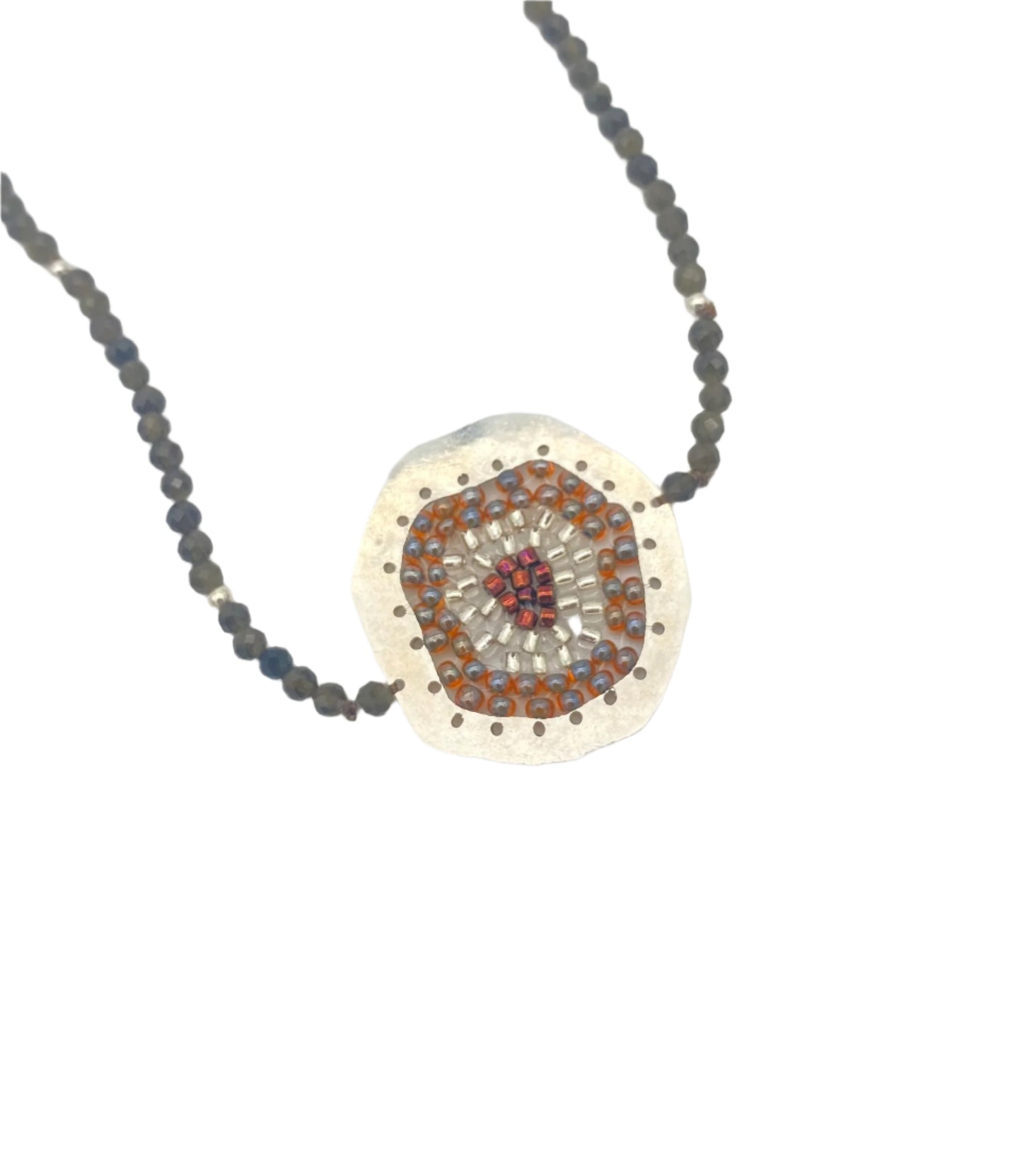 Amorphous Smokey Quartz Topaz Necklace