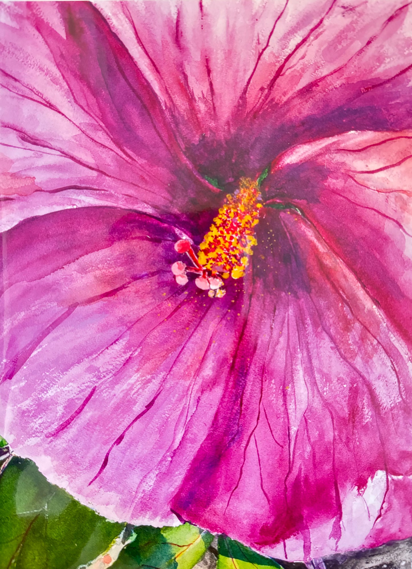 Purple Hibiscus - Art Cards