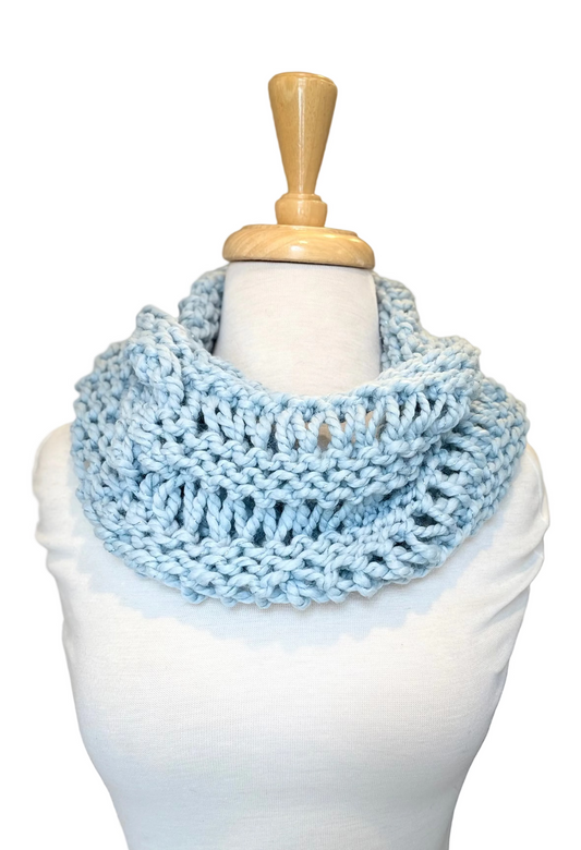 Baby Blue Cozy Cowl