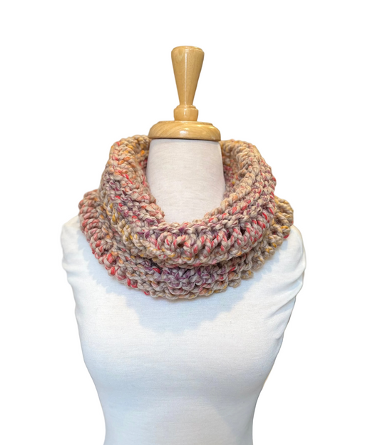 Rainbow Cozy Cowl