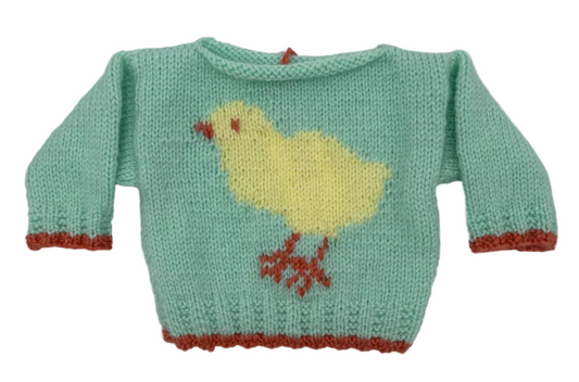 Hand Knitted Chick Sweater
