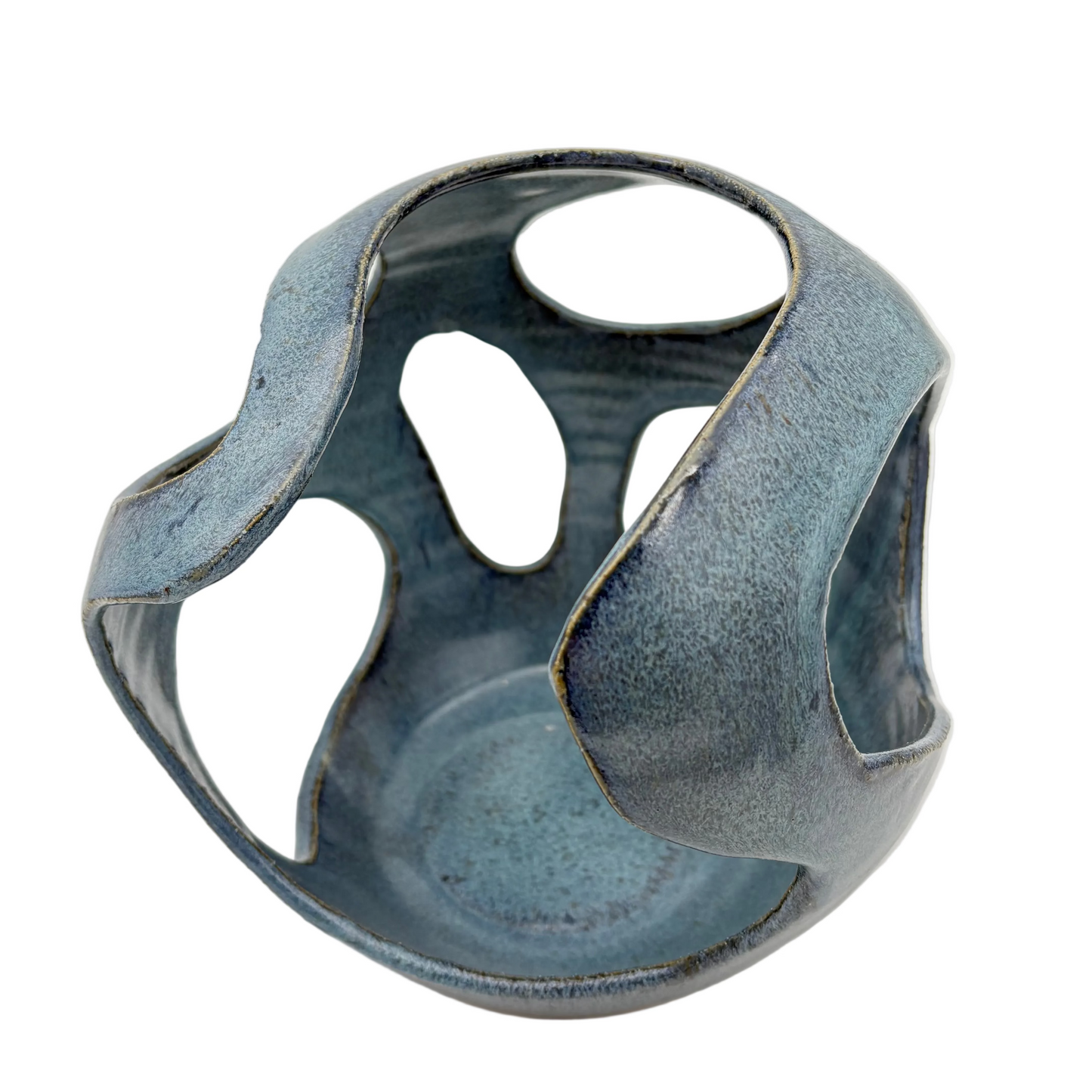 Blue Cutout Sphere