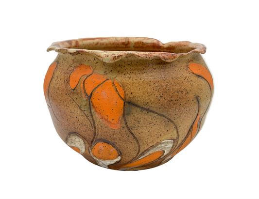 Orange, Brown bowl