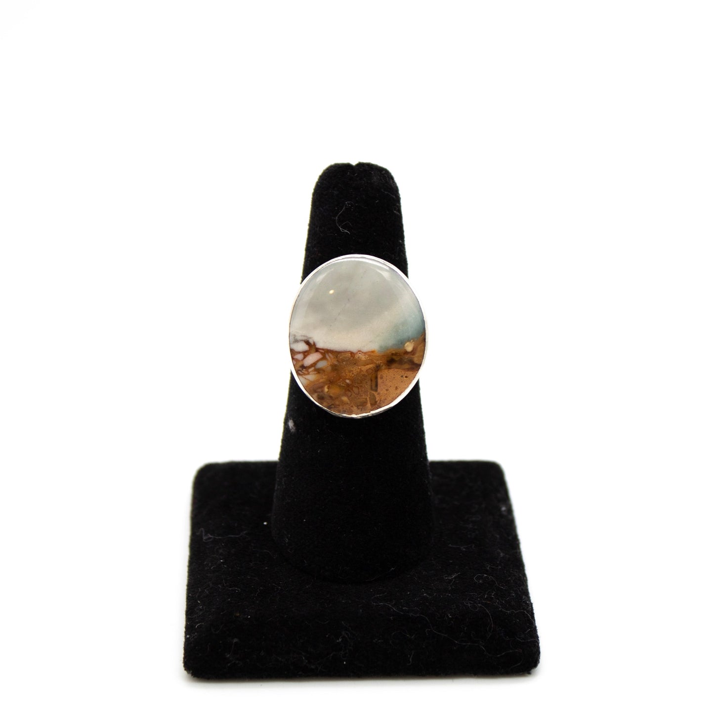 Landscape Picture on Jasper Ring