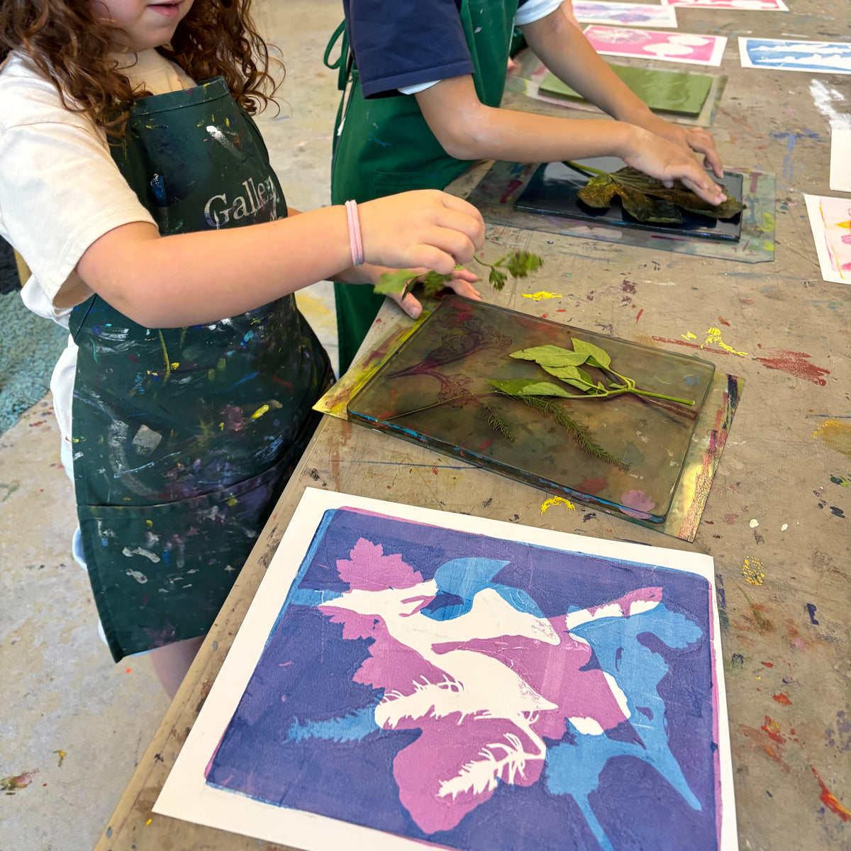 Young Printer's Studio w/MaryJo Late Fall Session