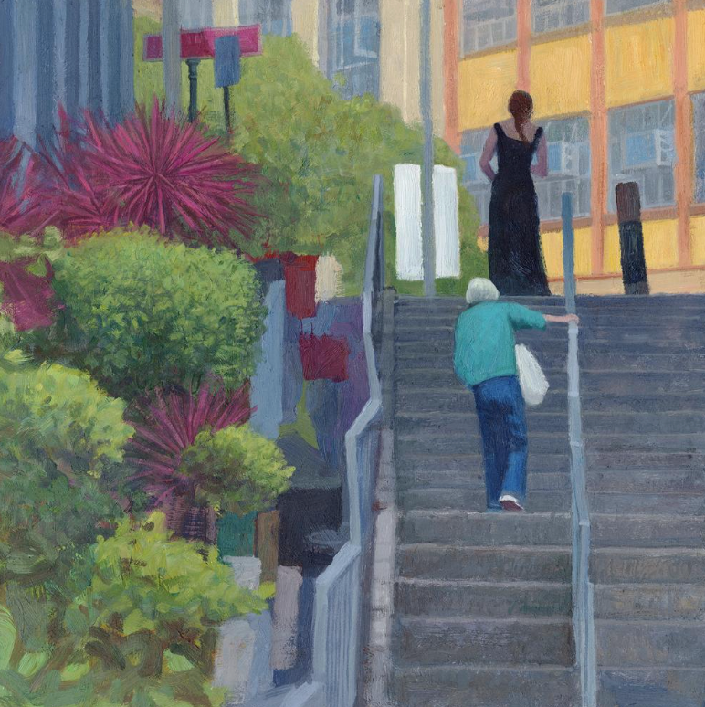 Study for Climb to Bridges Street