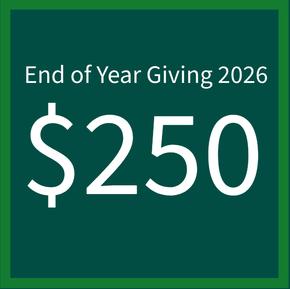 End of Year Giving 2026 - $250