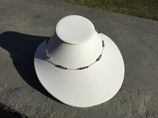 Rainbow Station Necklace