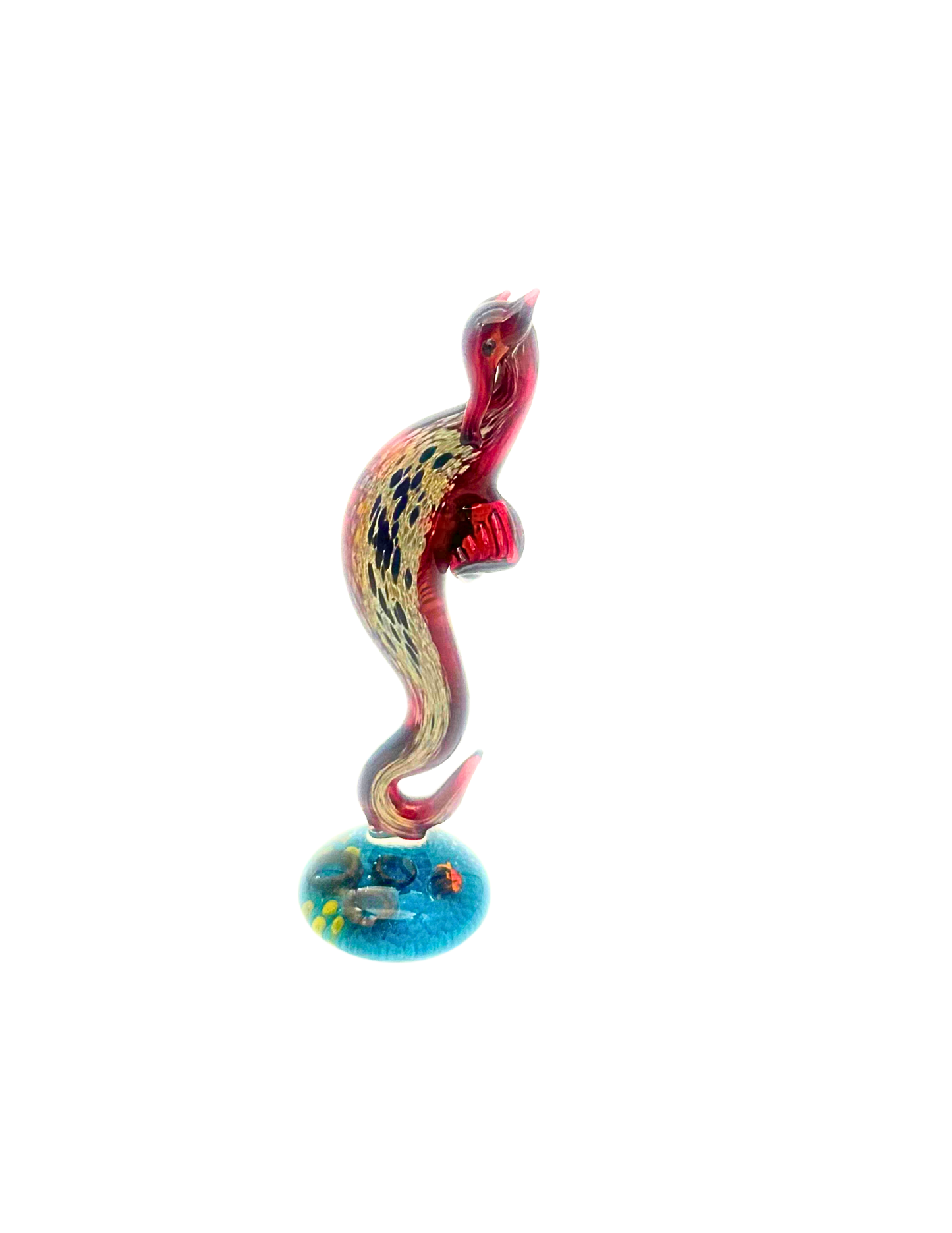 Seahorse on Coral Reef Base