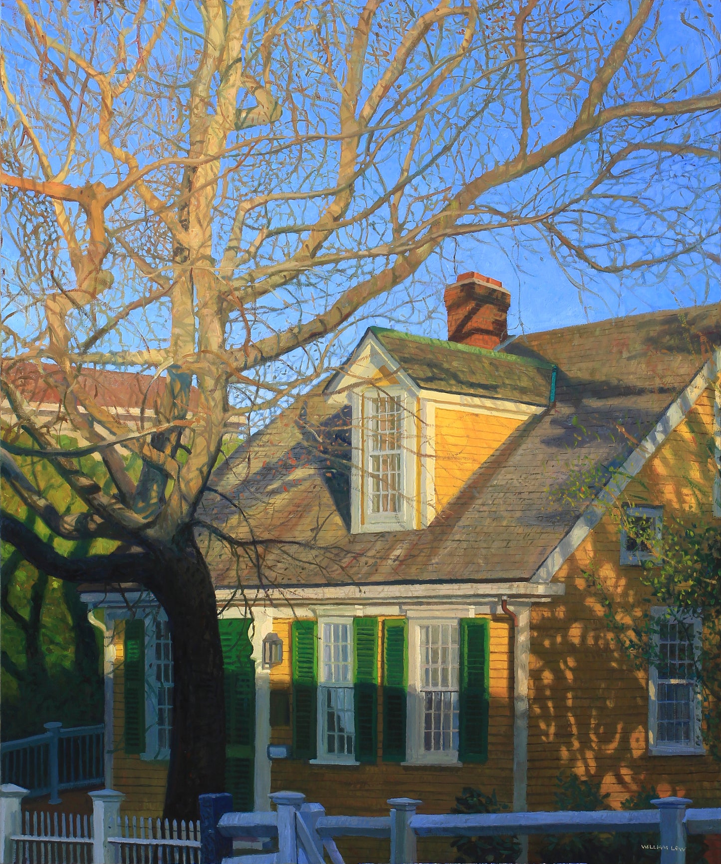 Yellow House Sunrise