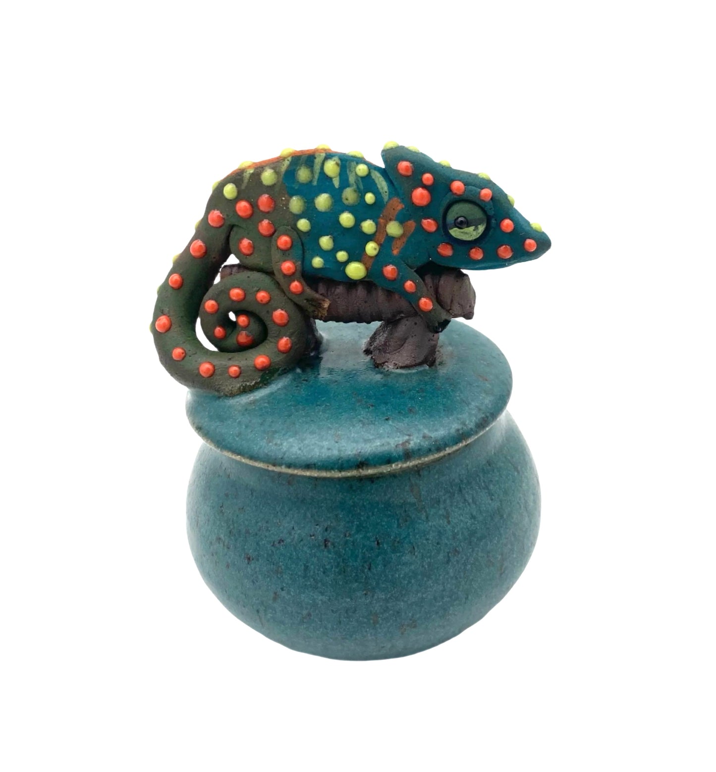 Cameleon Lidded Vessel