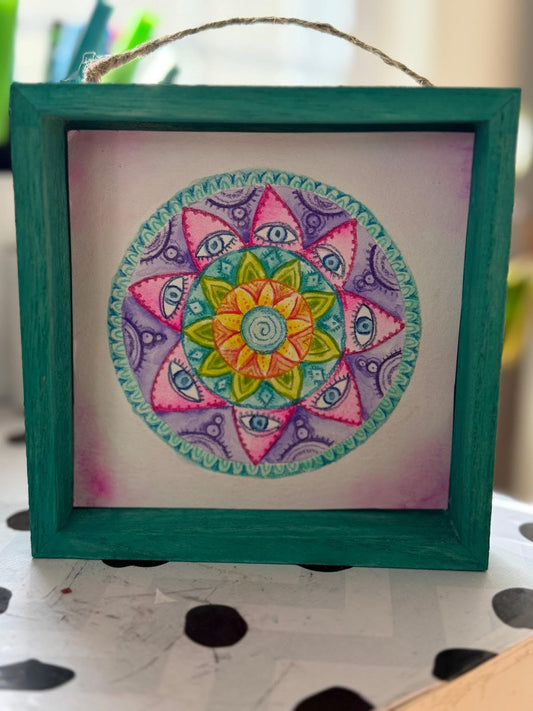 10-17 Mandala Water Color Play w/Pam Varacek