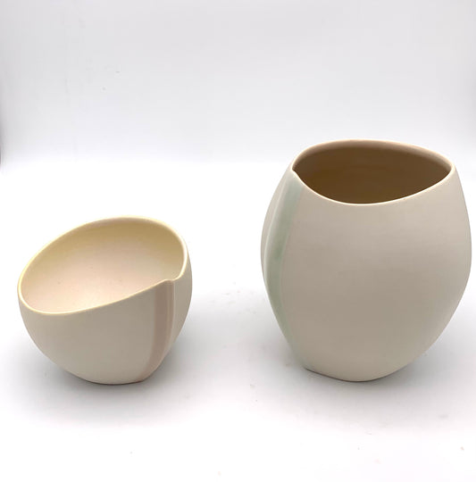 Pointed Round Vases