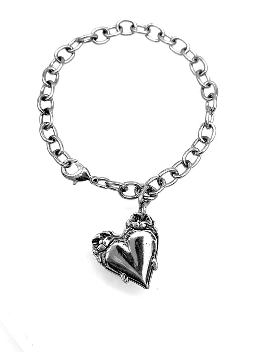 Silver Heart Charm