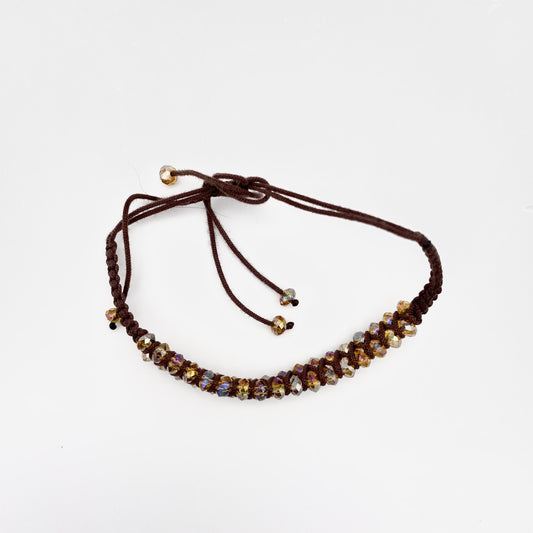 Brown Crystal Bracelet